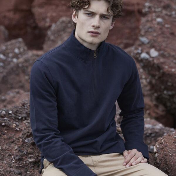 PREMIUM PIQUE 1/4 ZIP TOP Thumbnail