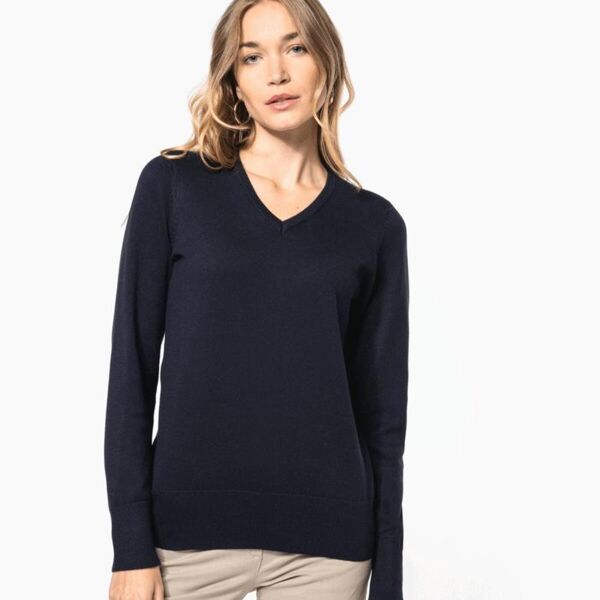 LADIES V NECK JUMPER Thumbnail