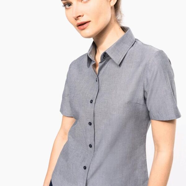 LADIES S/S EASY CARE OXF SHIRT Thumbnail