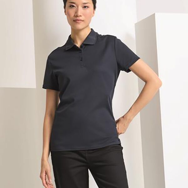 WOMENS SPUN DYED POLO SHIRT Thumbnail