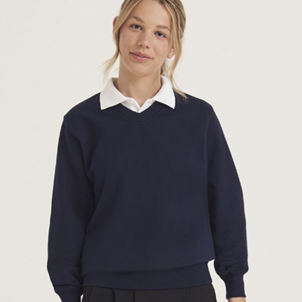 AWDis Academy Senior V Neck Sweatshirt Thumbnail