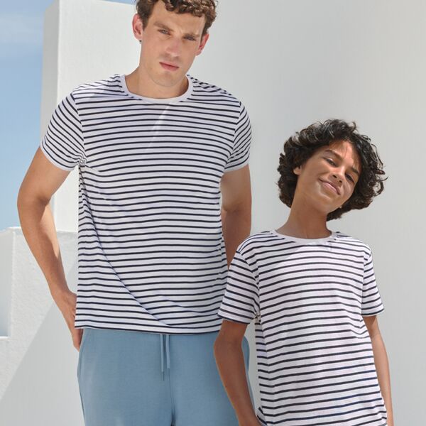 SF Clothing Unisex Striped T-Shirt Thumbnail
