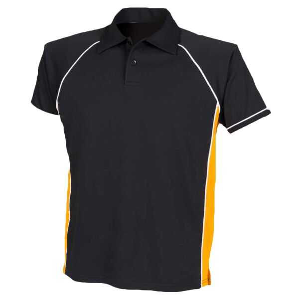 Finden + Hales Performance Piped Polo Shirt Thumbnail