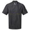 Premier Short Sleeve Zipped Chef's Jacket Thumbnail